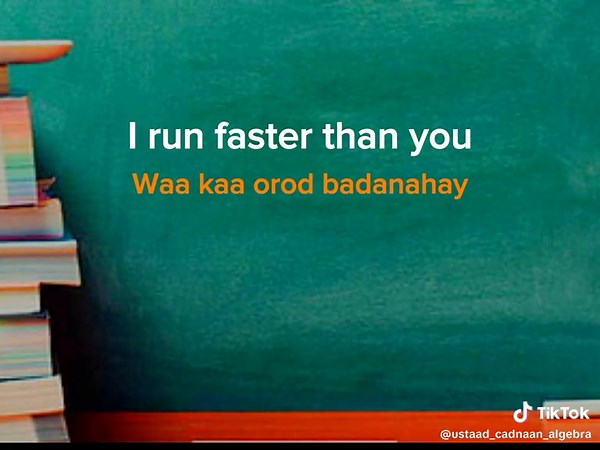 Learn English with Somali Context and CapCut Editing