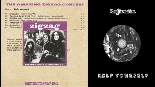Help Yourself - The Amazing ZigZag Concert 2010 (UK, Psychedelic Rock, Progressive Rock)
