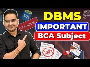 💥BCA Database Management System🗃️ Most Imp. BCA Course Subject DBMS #BCA #Database #DBMS #BCACourse