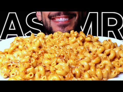 ASMR MACARONI CARAMELIZED ONIONS PASTA (EATING SOUNDS) NO TALKING MUKBANG