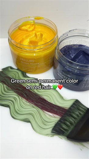 Replying to @Jocaspammm We mixed our Bright Yellow Smokey Blue to create this custom shade of green. 💚 #pallure #colormask #colorcustomizer