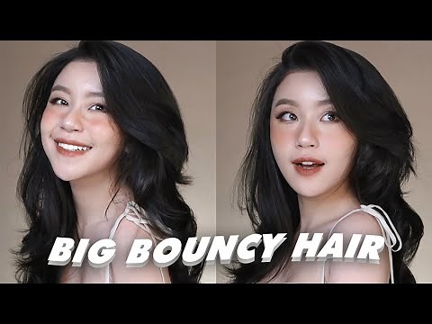 Cách Quấn Tóc Siêu Phồng ,Dưỡng Tóc Dày Và Dài | Voluminous & Bouncy Haircare Routine |Quỳnh Thi|
