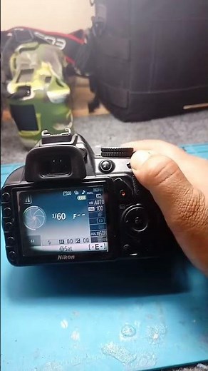 nikon d3100 mode scrool eror