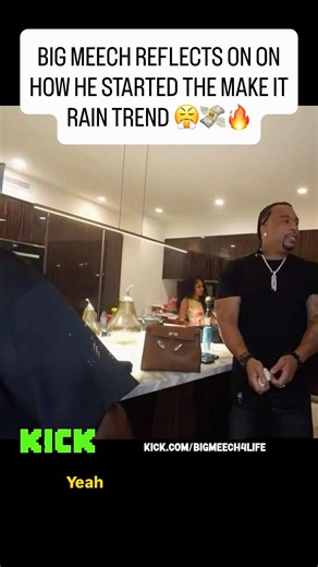BIG MEECH REFLECTS ON ON HOW HE STARTED THE MAKE IT RAIN TREND 😤💸🔥#shorts
