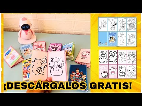 How to Create Mini Coloring Books in Canva + FREE Download 📚✨