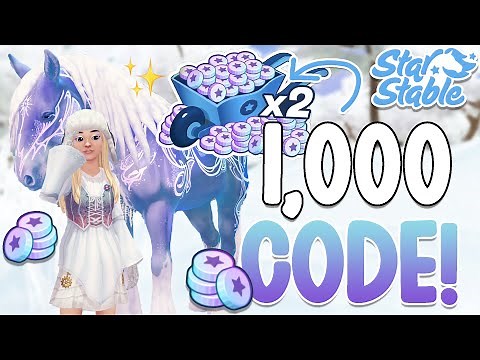 FREE 1,000 STAR COINS CODE WORKING!! ❄️ *STAR STABLE GIVEAWAY*