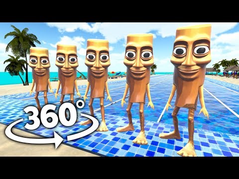 VR 360° Tung Tung Tung Sahur SWIM RACE! | 4K VR 360 Video