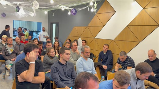Good night everyone ! Love JavaScript community in Sofia🙏 Hug thanks for our hosting #Pwrteams made the October 2025 Beer.js Мeetup - in Partnership with Pwrteams is full room🎉🎊 #BeerJSSummit #BeerJSMeetup #JSCommunity #BeerJS #JSTalks #SofiaBeerJS #SofiaBeerJSMeetUp | JS Experts