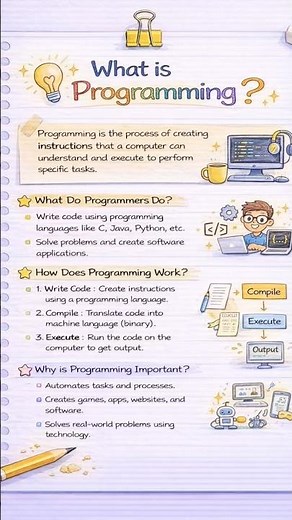 💻 C Programming Full Introduction | Programming Basics, Operators & Data Types #programming #tech