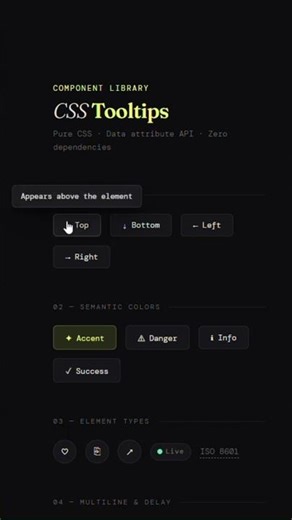 Develop a Sleek CSS Tooltip Component!