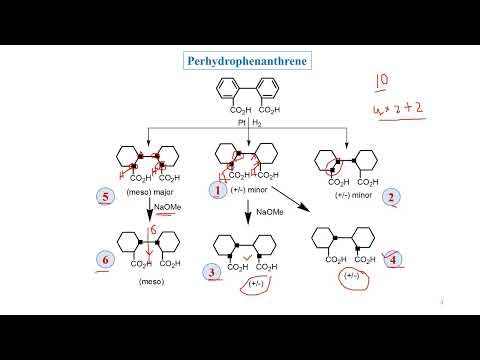 Stereochemistry of Perhydro-Phenanthrene & Perhydro-Anthracene 