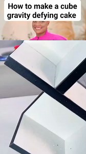16K views · 153 reactions | How to make a cube gravity defying cake | Irresistiblecake joybunmi | Facebook