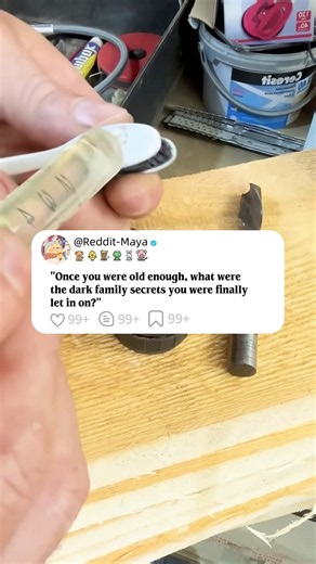 "Once you were old enough, what were the dark family secrets you were finally let in on?"#reddit