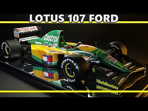 LOTUS 107 FORD / Mika Hakkinen / TAMIYA 1/20 Formula1 / Scale Model / full build / F1 / ASMR