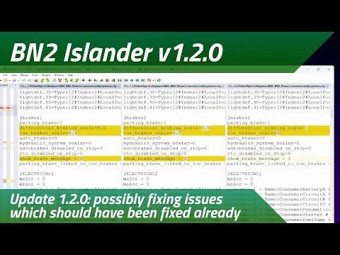 Second Update: 1.2.0 for the BN2 Islander from Blackbox