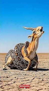Python Attacks Antelope But Harpy Eagle Strikes Back ‼️ Real Harpy Eagle Rescue Python Loses Prey