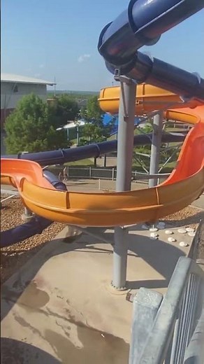 Cool Orange Slide | Water Works Denton