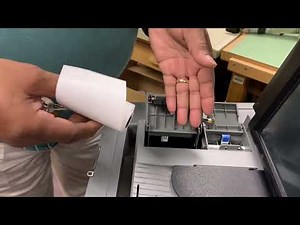How to change DS200 printer paper roll