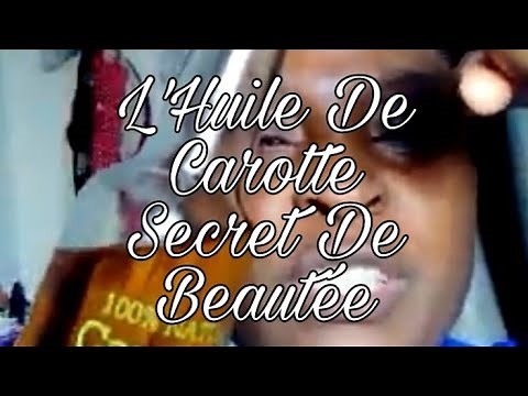 Huile de carotte secret de beautée