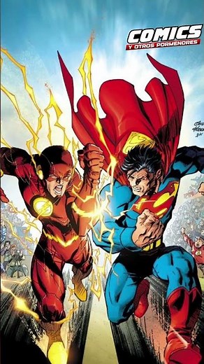 SUPERMAN vs REVERSE FLASH ¿quién es MÁS RÁPIDO? | #Shorts