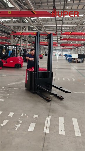 Electric Stacker Forklift - HUPER Material Handling Equipment