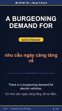 Ep05 - Complex Noun Phrases - 15 Collocations Lấy IELTS Band 8-9