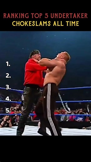 Undertaker’s Most Brutal Chokeslams Ever 😳🔥 #shorts