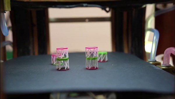 Magnetic 'metabot' can expand, assume new shapes, and move like a robot—but without motor or internal gears
