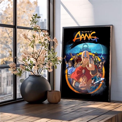 The Legend of Aang the Last Airbender 2026 Animated Movie Poster - Etsy UK