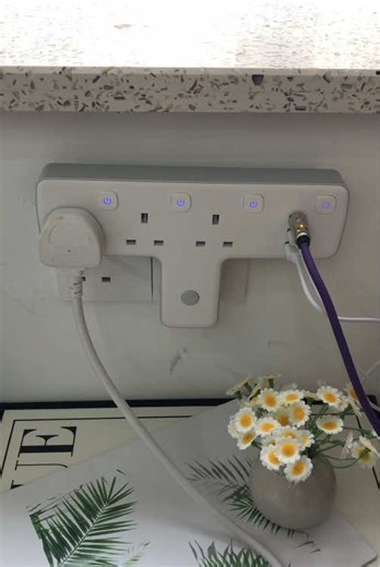 3 in 1 Power Strip with USB Ports and Surge Protection