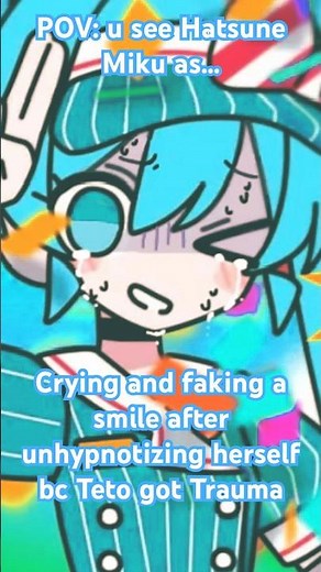 POV: When Hatsune Miku gets hypnotized… #mesmerizer #hatsunemiku #notagain #relatable #funny