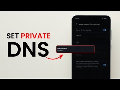How to Set Private DNS on Android?