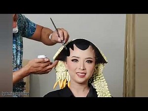 TUTORIAL SANGGUL DAN PAES PENGANTIN SOLO PUTRI