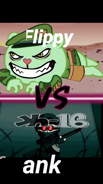 Flippy vs Hank: Epic Showdown in Animation