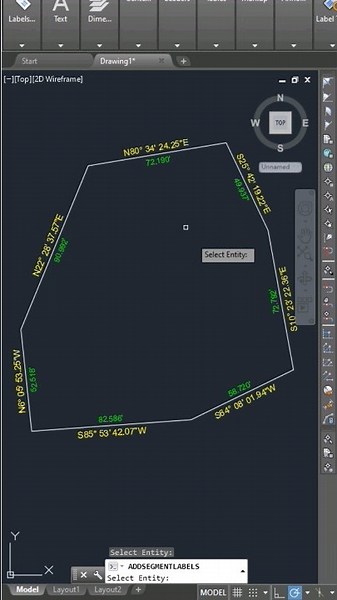 Bearing & Distance Labeling in Civil 3D - tutorial #autolabels