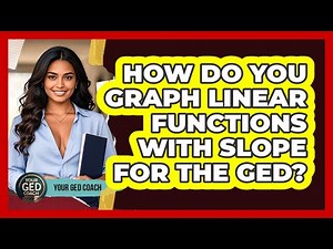 How Do You Graph Linear Functions With Slope For The GED? - Your GED Coach