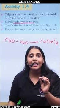 10 Class Chemical Reaction and Equation Activity 1.4 | by Nikki Ma'am