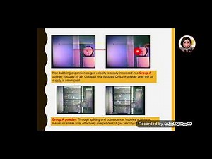 Fluidization:Classification of powders