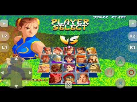 Street Fighter Zero 2 (PS1) - Test Gameplay