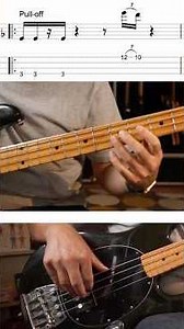 Louis Johnson Style Funk Bass Line [with timing and groove tip]