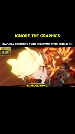 Ignore the graphics | Mavuika destroys Pyro regisvine 😝 | #genshinimpact #genshin #genshinedit #fyp