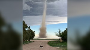 Photos: Landspout tornado touches down in eastern Colorado