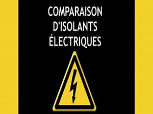 Médiathèque : prévention des risques électriques : comparaison isolants electriques