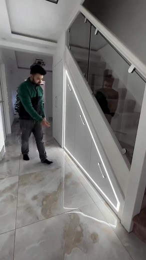 #fitted #understairs #LED #🏡 Luxury Interior India #bespoke #luxuryinteriorindia #interiordesign | Luxuryinterior India