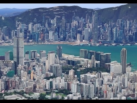 Hong Kong 3D Google Maps