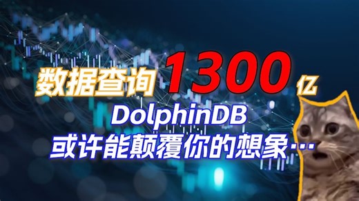 1300 亿条时序数据查询！DolphinDB 或许能颠覆你的想象…