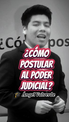 Cómo Postular al Poder Judicial: Curso Especialista en Derecho