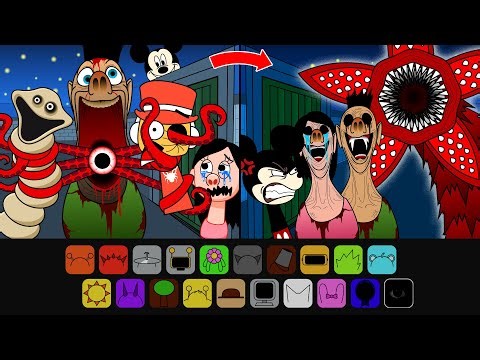 Incredibox Sprunki Retake Sinner Edition: HAMOOD HABIBI.EXE, Mickey, Sammy Hide&Seek HUNGRY WORM