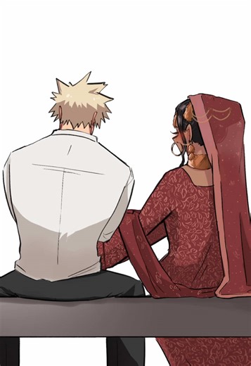For context in South Asian culture, sometimes during the weddings the bride hides the groom’s name in her henna!! And I was like this is cute to make for bakuji so I did yippieeeeljfiapgvnpiad;knb #katsukibakugou #ocxcanon #mha #bnha #fyp