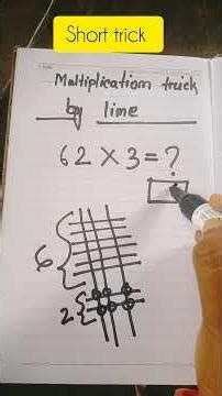 easy multiplication trick by line #seba #maths #assamboard #exam #mathproblems #mathtrick